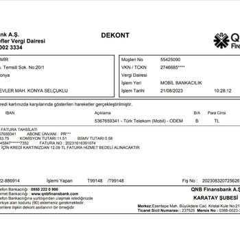 Türk Telekom Hattı Kapatarak İkinci Kere Tahsilat Yapma Ve Zorla Alı Koyma