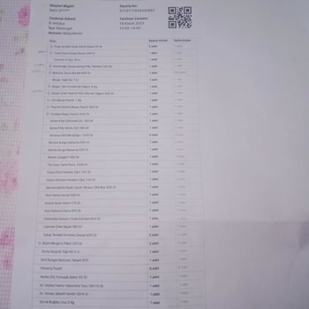 A101 Eksik Ürün Teslimatı