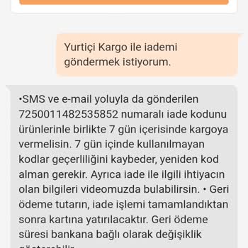 Trendyol Ürünü Gelip Almadılar. Geldik Diye Aranmadım.