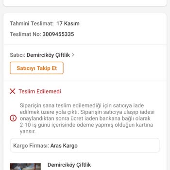 Aras Kargo Gelen Kargoları Getirmeden İade Geri Gönderiyorlar