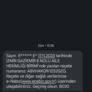 Karabağlar 19 No. Lu Gülyaka Şehit Er Alparslan Altıkulaç Aile Sağlığı Merkezi Dr. Davranışı