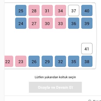 Tokat Yıldızı Aldığım Bilet Oturduğum Koltukla Uyuşmuyor.