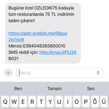 Getir'in Kupon İptal Etmesi