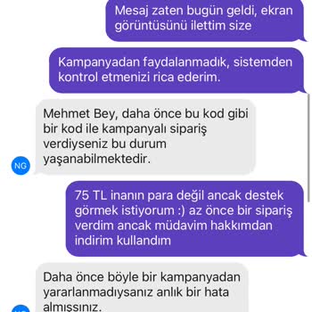 Getir'in Kupon İptal Etmesi