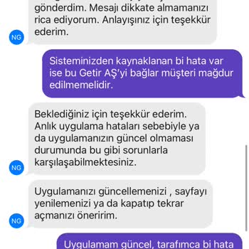 Getir'in Kupon İptal Etmesi