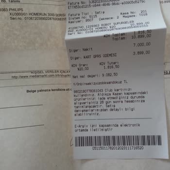 Media Markt'tan Aldığım İrun İade Alınmıyor