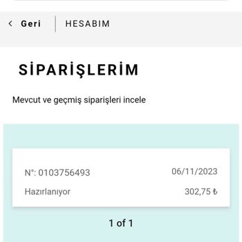 Watsons Sipariş Kargolanma Süreci