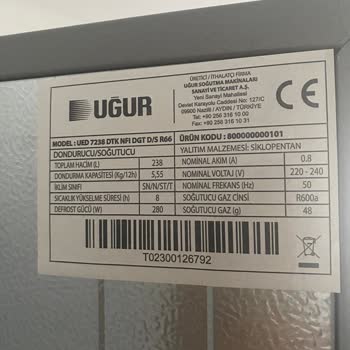 Uğur Soğutma Nofrost Ayıplı Mal Satışı