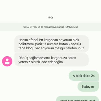PTT Kargo Kargom Teslim Edilmedi
