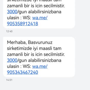 Smsbankasi.com Spam Mesajları Geliyor