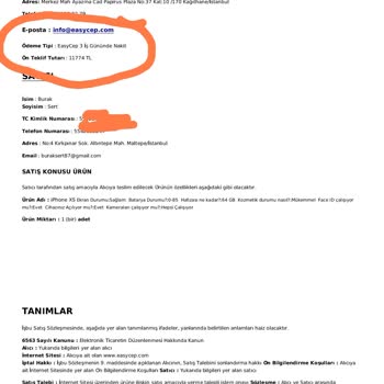 EasyCep Telefonu Alıyor Ücreti Yatırmıyor