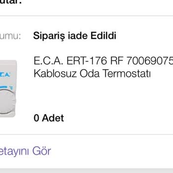 ECA Termostat Arızası Çalışmıyor