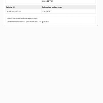 Ucuzabilet Bilet İptal Paramı Verin.