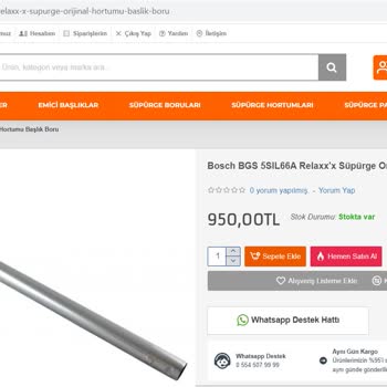 SüpürgeAvm Satışı Tamamlanan Ürünün İptal Edilerek, Yüksek Fiyatla Sunulması.