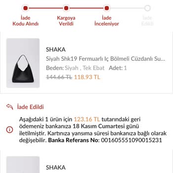 Trendyol Onay Dışı İade