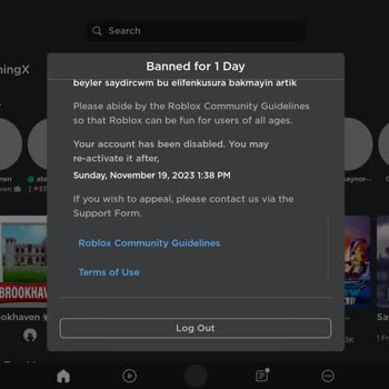 Roblox Sebepsiz Banlanma Ve Diğerleri