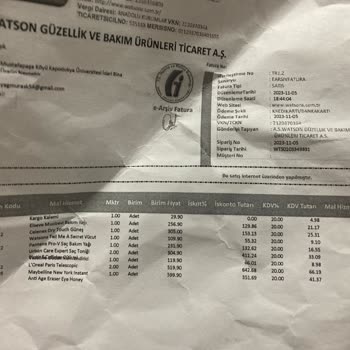 Watsons Ürün Eksikliği Ve Kotu Paketleme