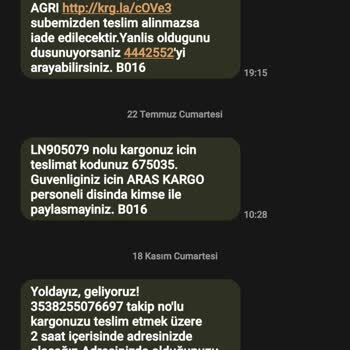 Aras Kargo Kurye Ve Kargonun Sorumsuzluğu