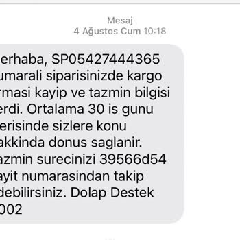 Dolap Kayıp Ürün
