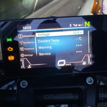 CFMOTO Nk250 Motor Işığı Ve Isı Göstergesi