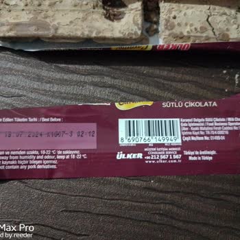 Ülker Caramio Bozuk Ürün