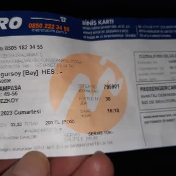 Metro Turizmin Bir Çalışanı