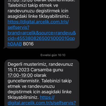 Arçelik Servis Kendi Kendine İptal