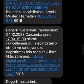 Arçelik Servis Kendi Kendine İptal