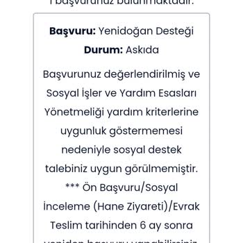 İBB - İstanbul Büyükşehir Belediyesi Yenidoğan Bebek Başvurusu