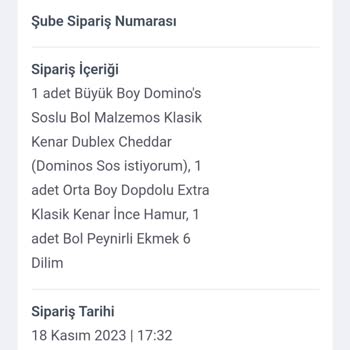 Domino's Pizza Ve Geç Gelme Ve Görüntü Bozukluğu