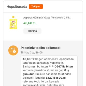 Hepsijet Kargo Ürünlerimi Getirmiyorlar