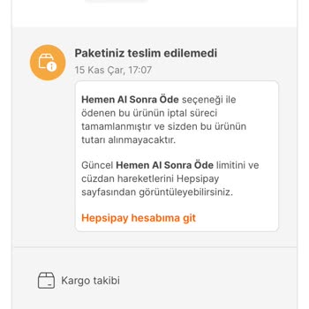 Hepsijet Kargo Ürünlerimi Getirmiyorlar