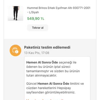 Hepsijet Kargo Ürünlerimi Getirmiyorlar