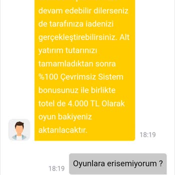 Sekabet Paramın İadesini İstiyorum.