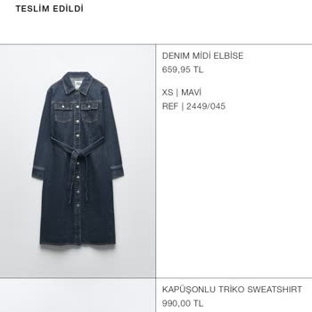 Zara İade Paramı Vermediler