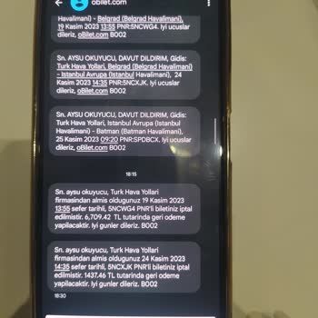 THY Firması Aldığımız Bilet