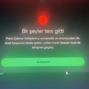 Baywin Para Çekim Reddediliyor