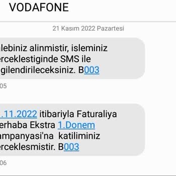 Vodafone Sabit Olan Faturam İki Kat Arttı