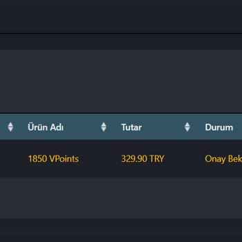 Odepin.com Ödepin Den 1850 Valorant Points Kodu Hala Gelmedi