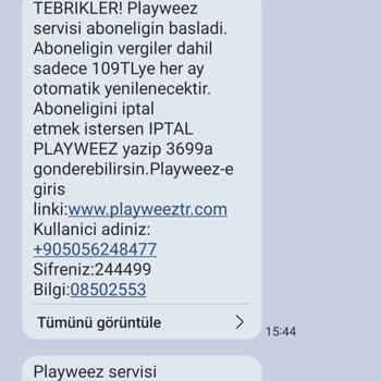 Playweez İstemsiz Başka Uygulamalar Üzerinden Abonelik