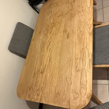 Kelebek Mobilya Natura Masif Masa Lekelenme Problemi