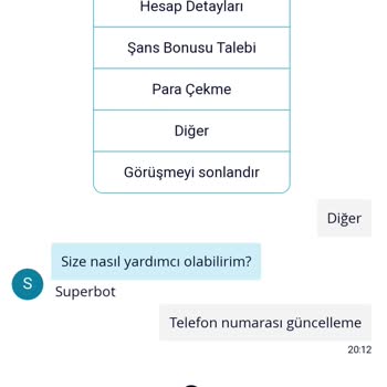 Superbahis.com Canlı Desteğe Dönüş Yapmamak