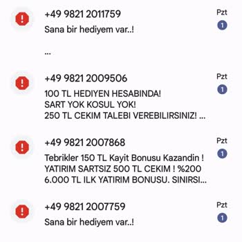 Türk Telekom İstenmeyen Mesajlar Bahis Siteleri