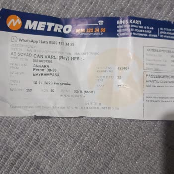 Metro Turizm Pişmanlıktır. Binmeyin. Müşteri Sanki Onlara Mecbur.