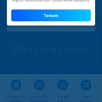 Vodafone Halkbank Mobil Uygulamasına Giriş Yapamıyorum