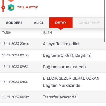 Kargomsende Ürünün Teslim Edildi Gözüküp Teslim Edilmemesi