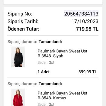 N11 Ve Paul Mark Eksik Ve Yanlış Ürün Gönderimi
