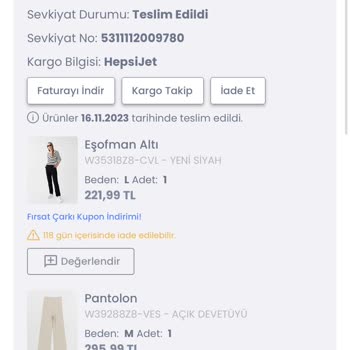 LC Waikiki Onlinedan Alınan Ürünün Mağaza Değişiminde Fiyat Farkı