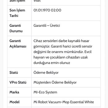 Xiaomi Garantisi Devam Eden Ürüne Ücret Talebi