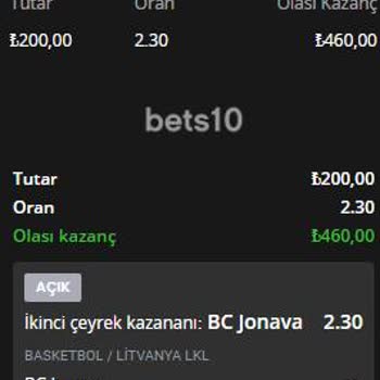 Bets10 Kuponları Sonuçlandırmıyor İnsanları Mağdur Ediyor